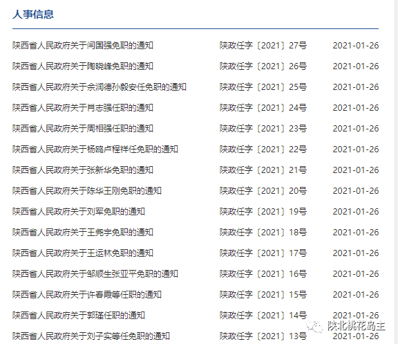 眉县最新人事任免动态概览